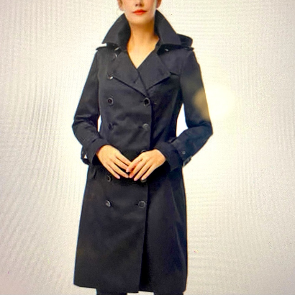 NWOT: BGSD Black raincoat, size small